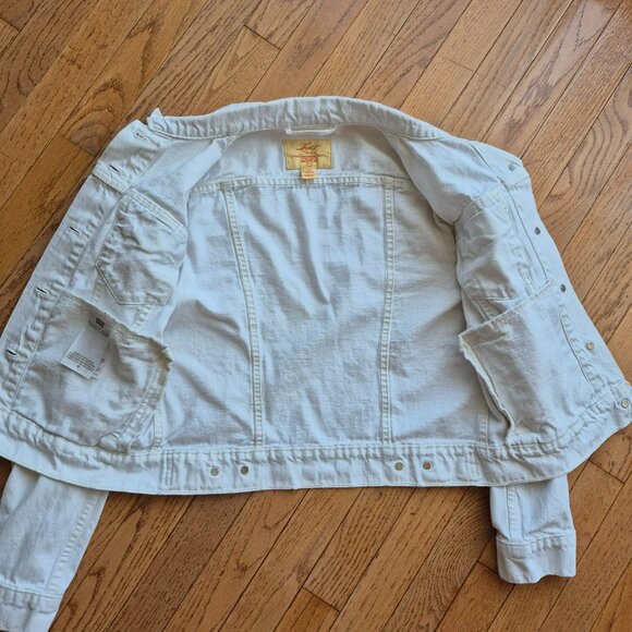Levi's  Original Trucker Jacket White Medium - Picture 8 of 16